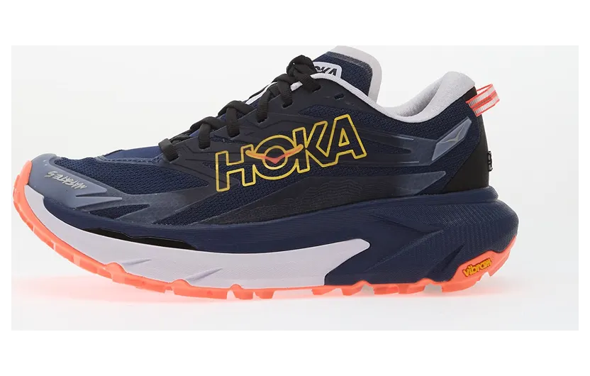 Hoka One Mafate 5 Midnight Blue Starlight Glow