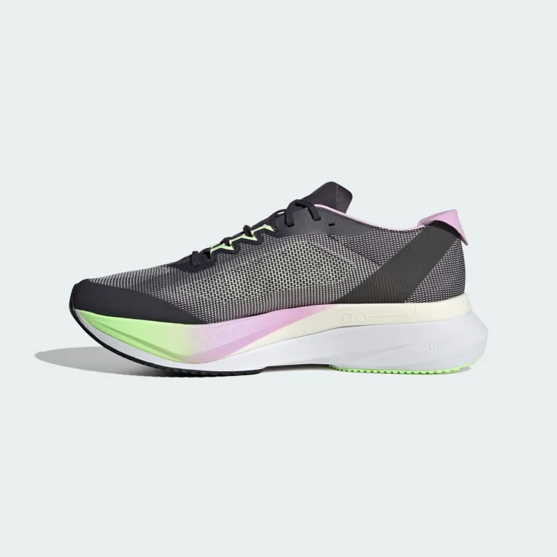 adidas Adizero Boston 12 Aurora Black / Zero Metalic / Green Spark (IG3319)