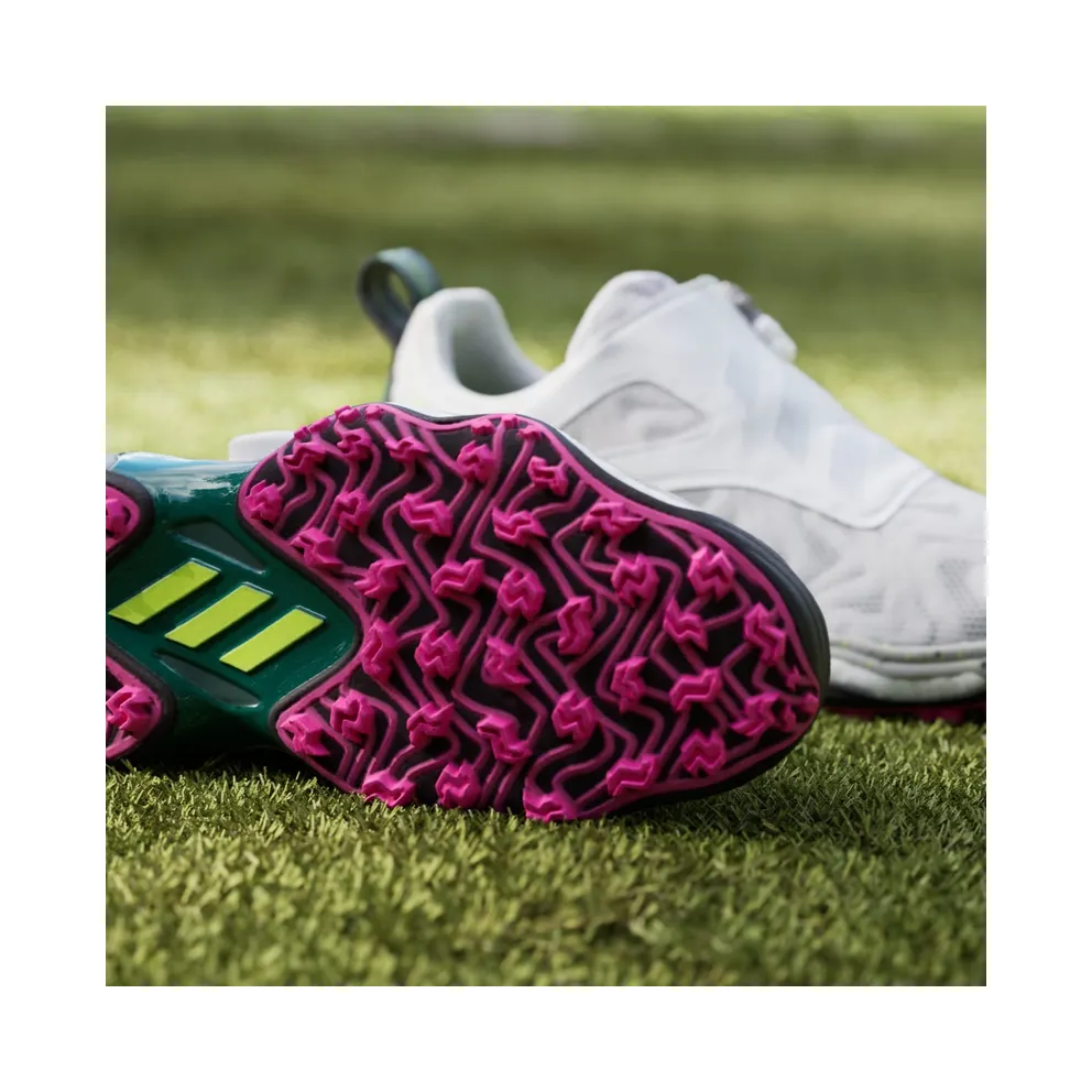 adidas Codechaos BOA 25 Golf Cloud White Silver Metallic Collegiate Green (IG8751)