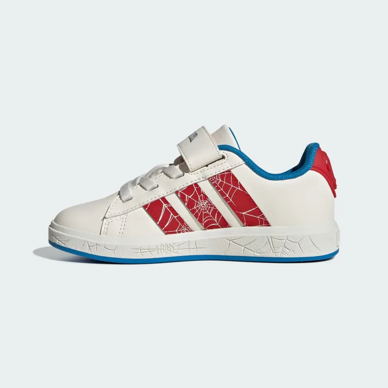 Adidas adidas Marvel Spider-Man Grand Court Kids Cloud White / Pure Ruby / Bright Blue (JS0778)