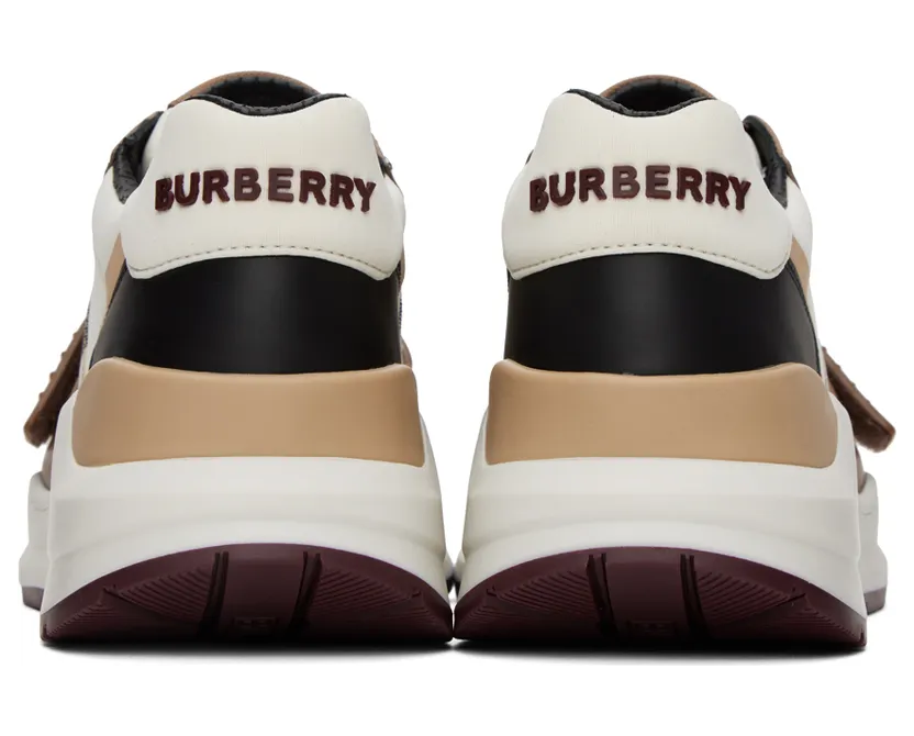 Burberry Brown Check Sneakers (8058874) (2)