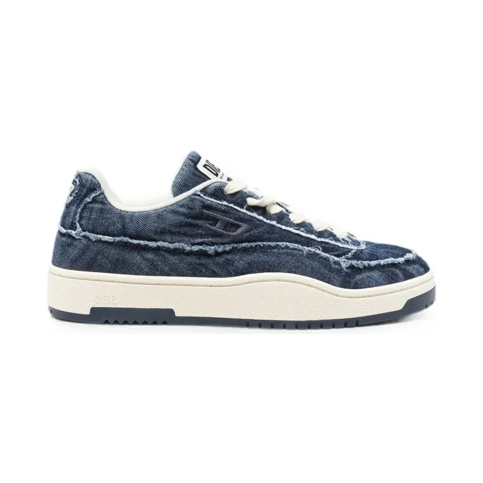 Diesel S-Tracker-D Low im Distressed-Look – Blue (Y03608P7720)