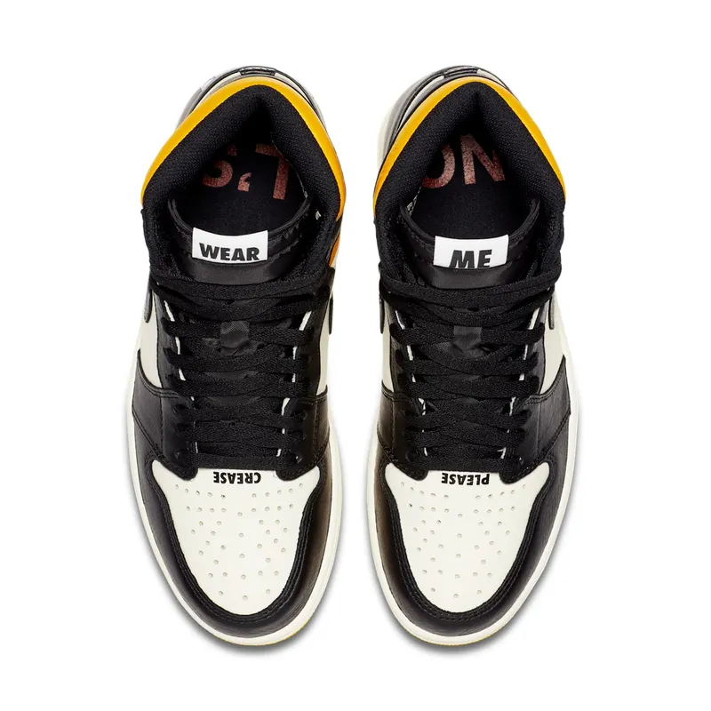 Jordan 1 Retro High “Not for Resale” Varsity Maize Sail/Black-Varsity Maize (861428-107)