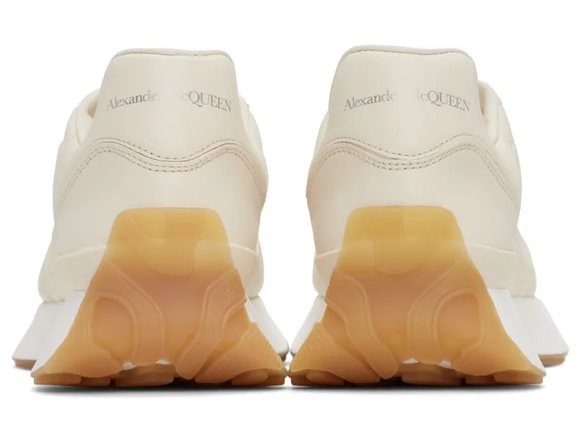 Alexander McQueen Beige Sprint Sneakers (705076WIC9G) (2)