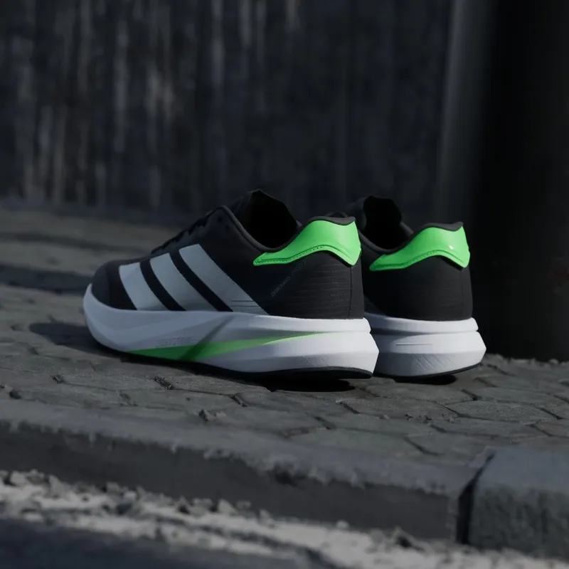 Adidas Duramo Speed 2 Running Shoes Carbon / Matte Silver / Lime Burst (JP9224)