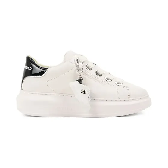 Karl Lagerfeld Kapri Schlüsselanhänger aus Lackleder “White” (KL62519)