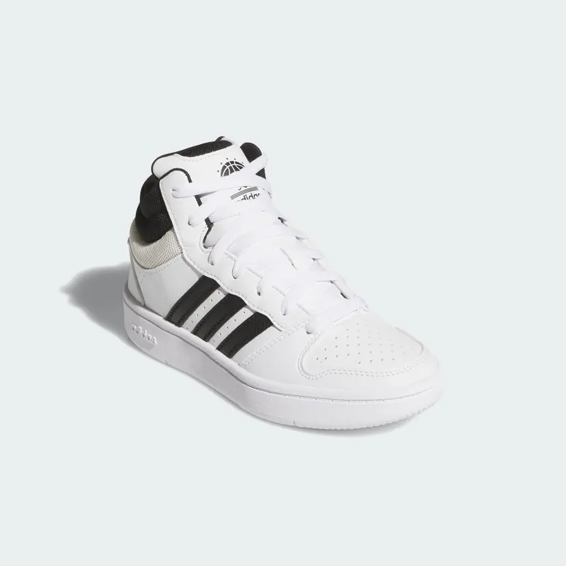 Adidas HOOPS MID CLASSIC Shoes Cloud White / Core Black / Orbit Grey (KI1077)