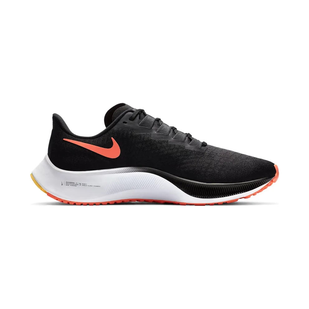 Nike Air Zoom Pegasus 37 Black Bright Mango (BQ9646-010)