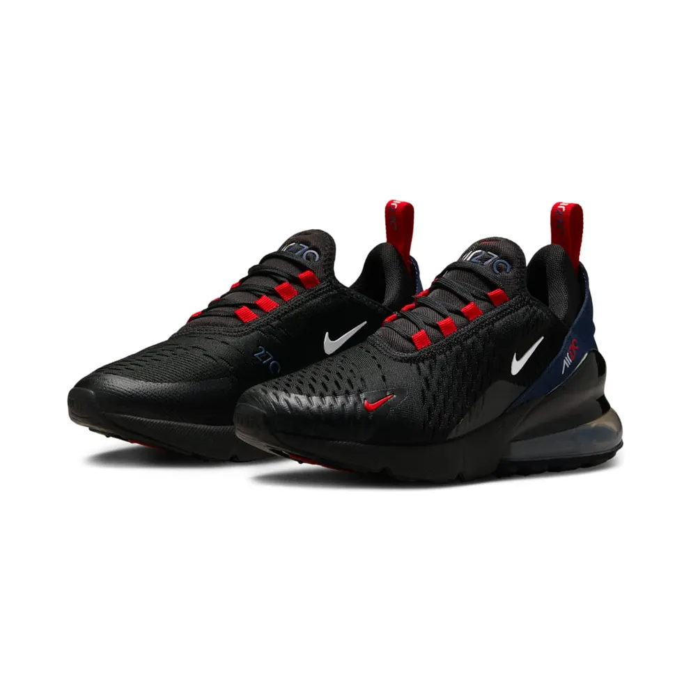 Nike Air Max 270 Black Midnight Navy Red (HJ9565-001)
