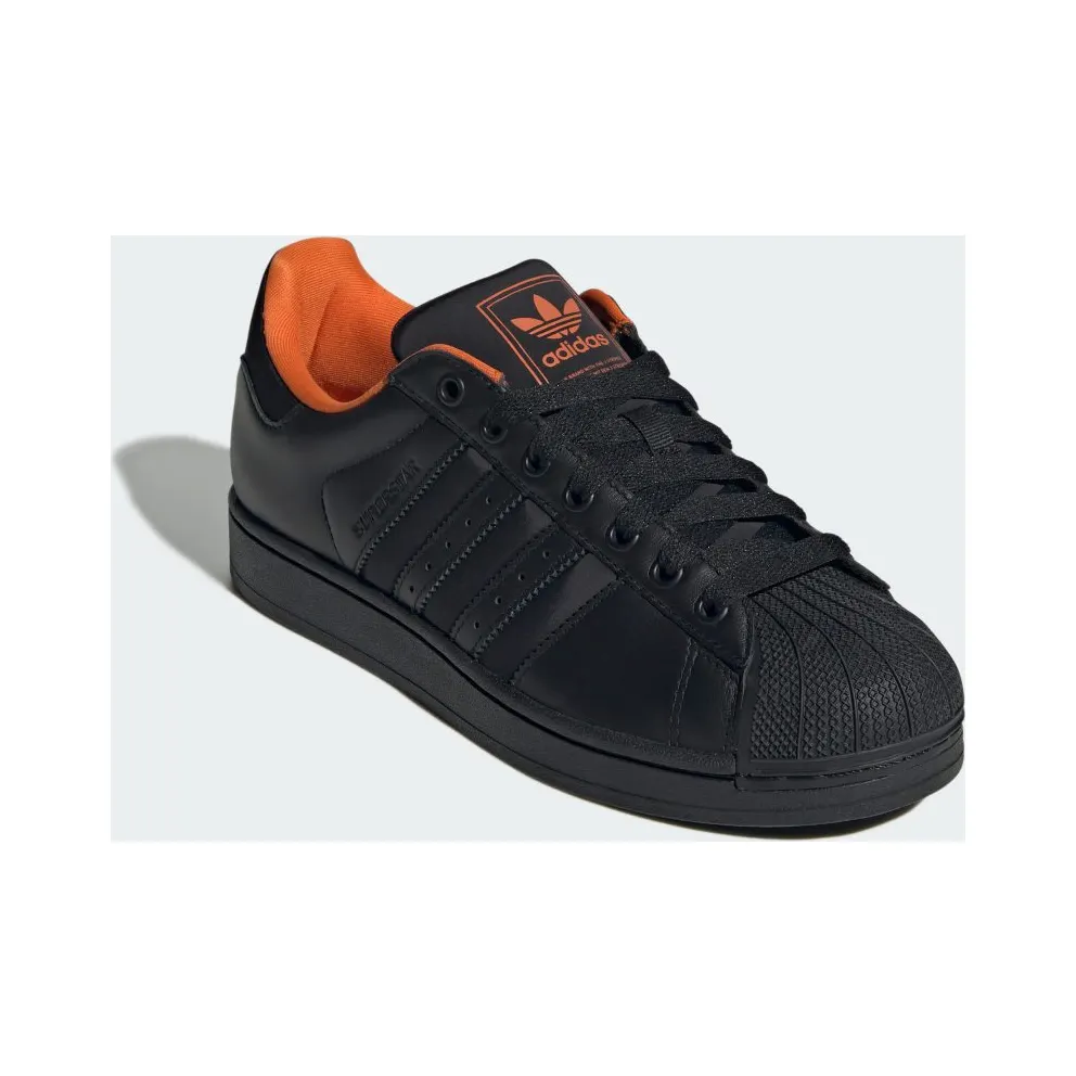 Adidas Superstar II Core Black / Core Black / Orange (JS2834)