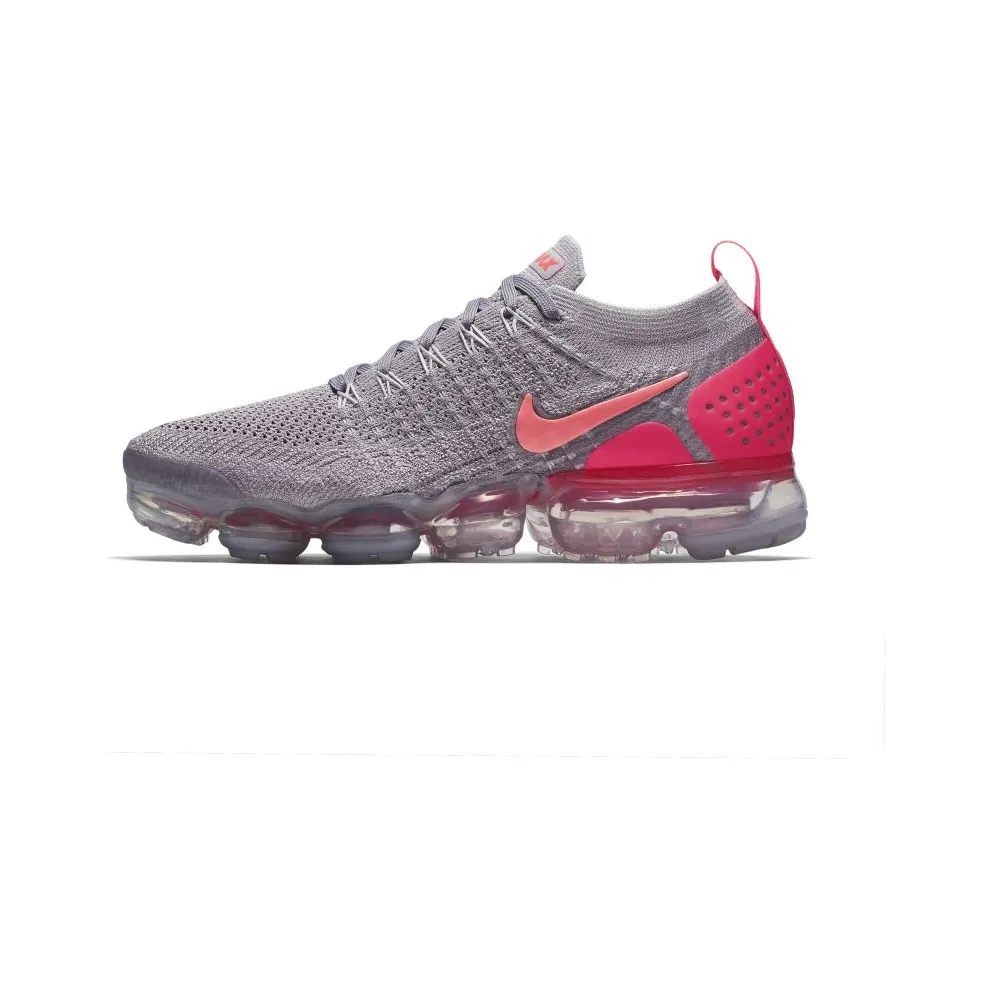 Nike Air VaporMax 2 Atmosphere Grey Crimson Pulse (W) Atmosphere Grey/Crimson Pulse-Total Orange (942843-005)