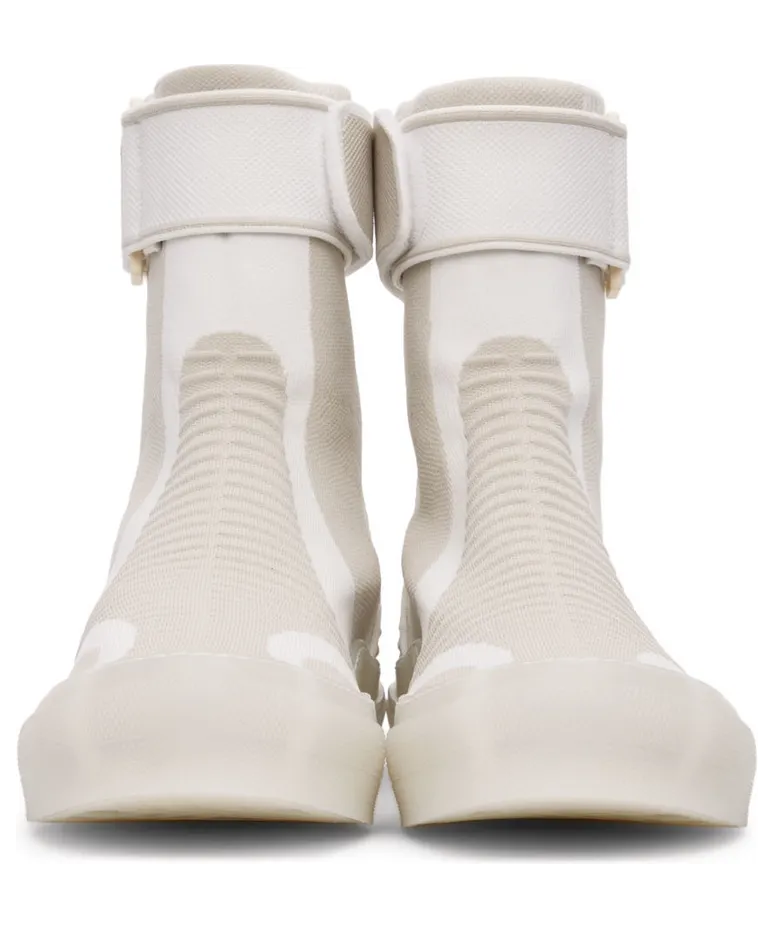 Burberry Beige Sub High Top Sneakers (8052334) (2)
