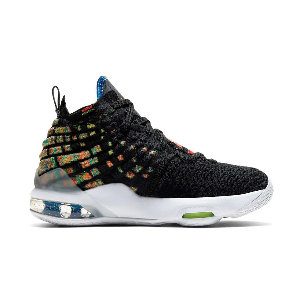 Nike LeBron 17 James Gang (GS) Black/Black-Multi-Color (BQ5594-005)