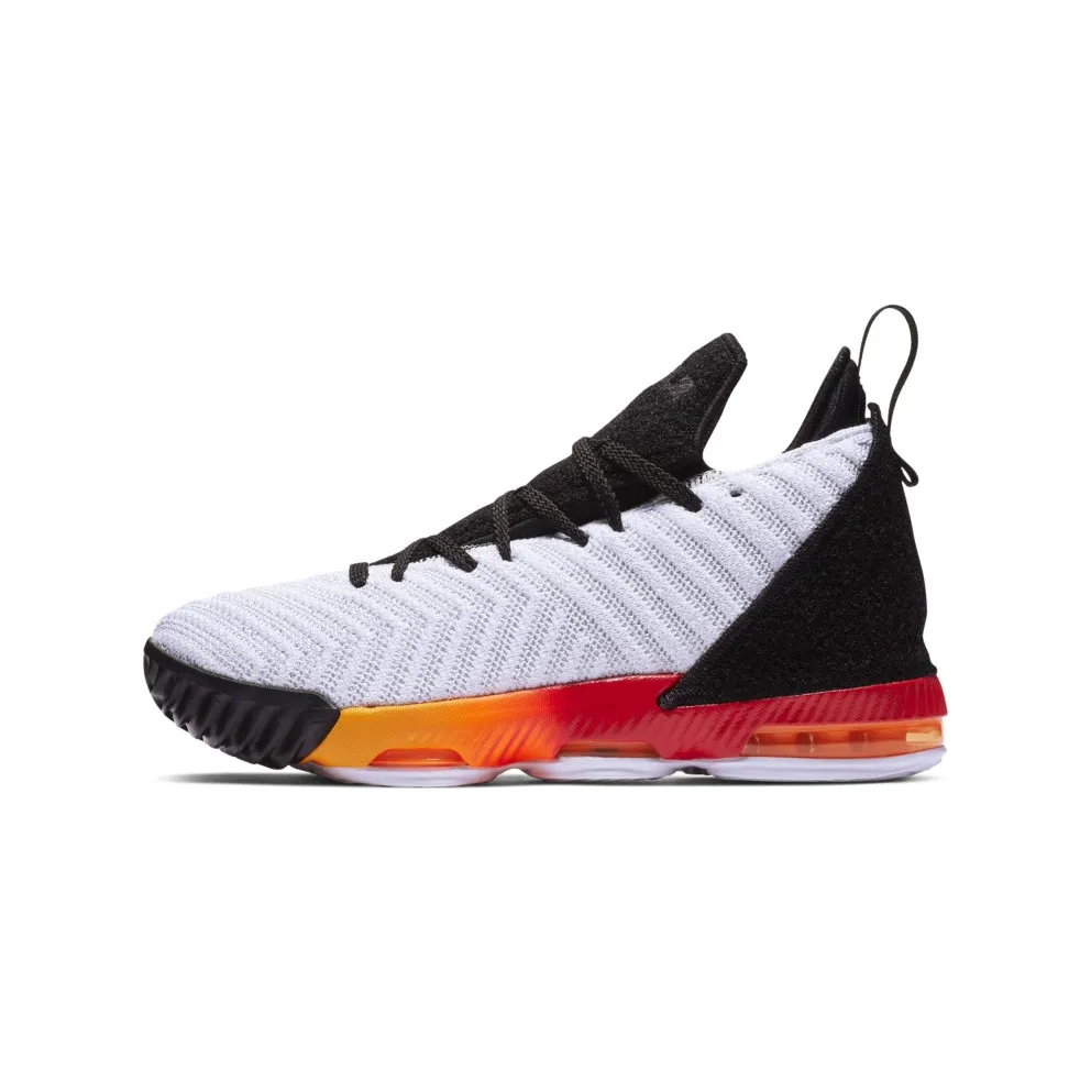 Nike LeBron 16 Strive (GS) White/Laser Orange-Total Orange-Black (AQ2465-188)