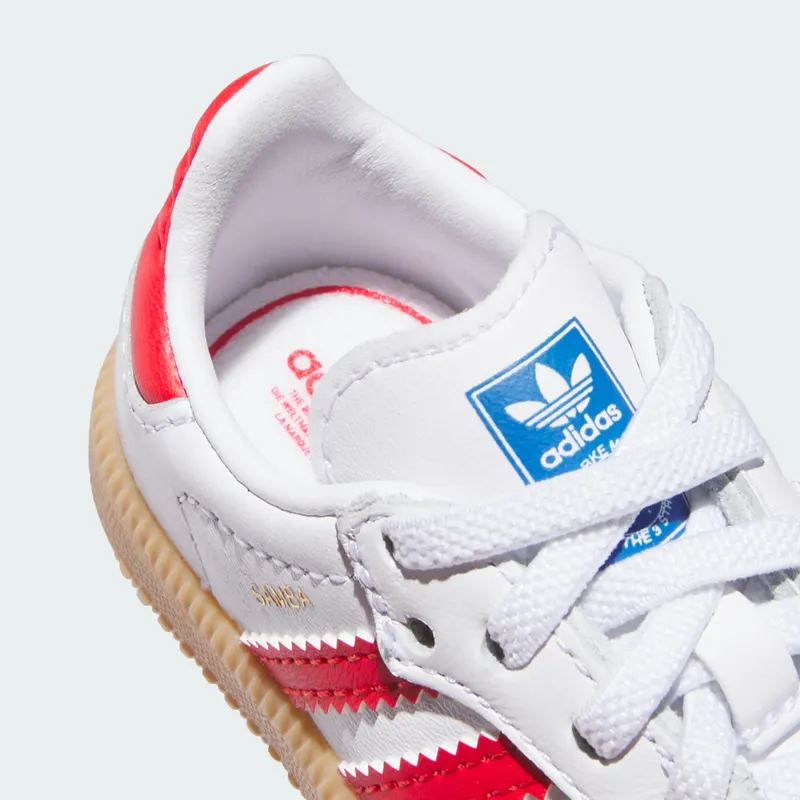 adidas Samba OG Cloud White Collegiate Red Gum (JI4467)