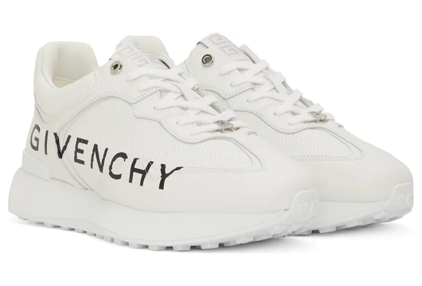 Givenchy White Leather Sneakers (BH005CH16R) (4)