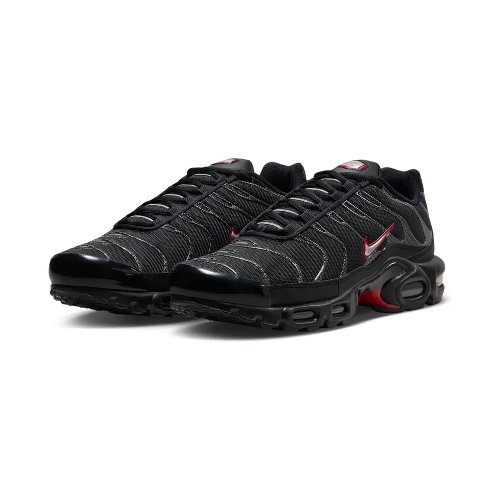 Nike Air Max Plus Black University Red Metallic Silver (HF4293-001)