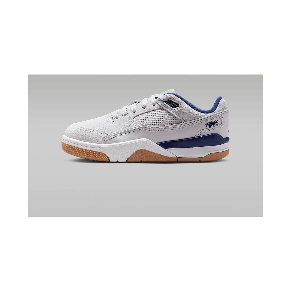 Jordan Flight Court Neutral Grey White Gum Light Brown Midnight Navy (HF3333-004)