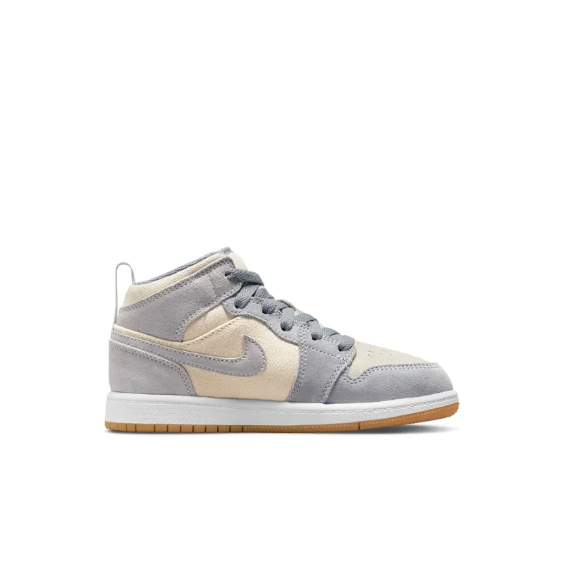 Jordan 1 Mid SE Coconut Milk Particle Grey (PS) (DN4345-100)
