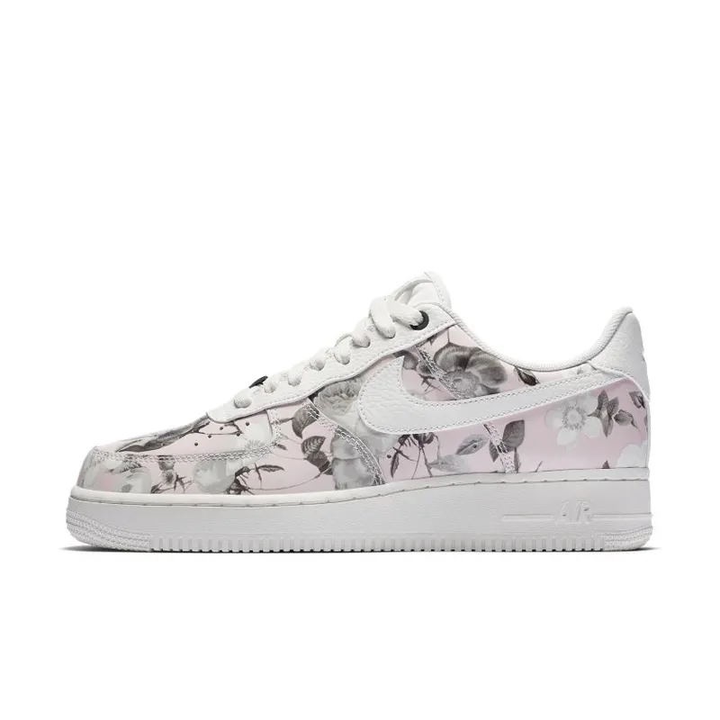 Nike Air Force 1 Low Floral Rose (W) Summit White/Summit White-Summit White (AO1017-102)