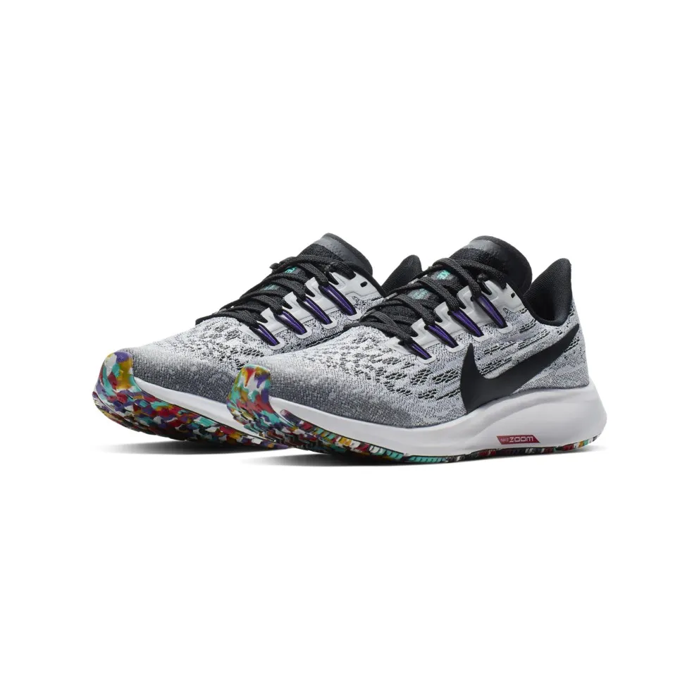 Nike Air Zoom Pegasus 36 White Black Hyper Grape (GS) White/Black-Hyper Grape (AR4149-100)