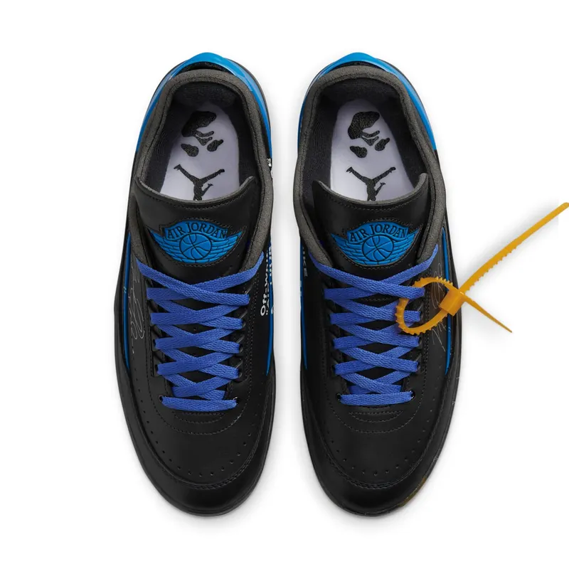 Air Jordan 2 x Off-White Retro Low SP Black Blue (DJ4375-004)