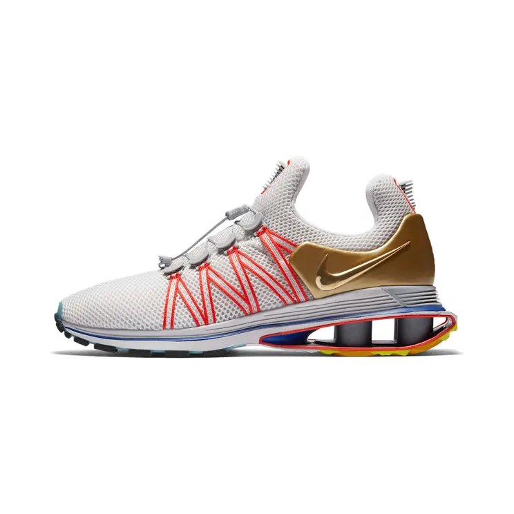 Nike Shox Gravity Vast Grey Metallic Gold