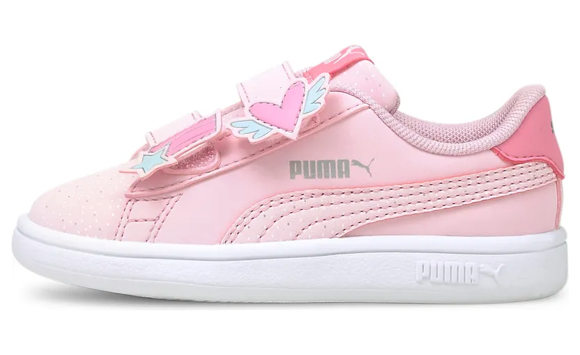 Puma Smash v2 Unicorn babysneakers Roze (368791-01)