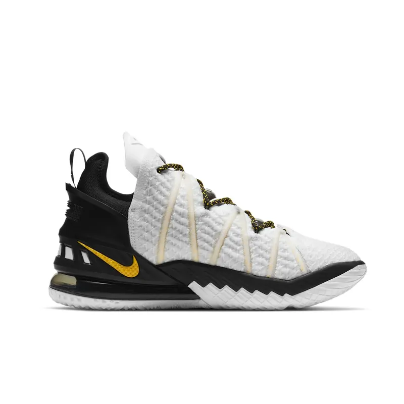 LeBron 18’White/Black/Gold’Basketbalschoen White (CQ9283-100)
