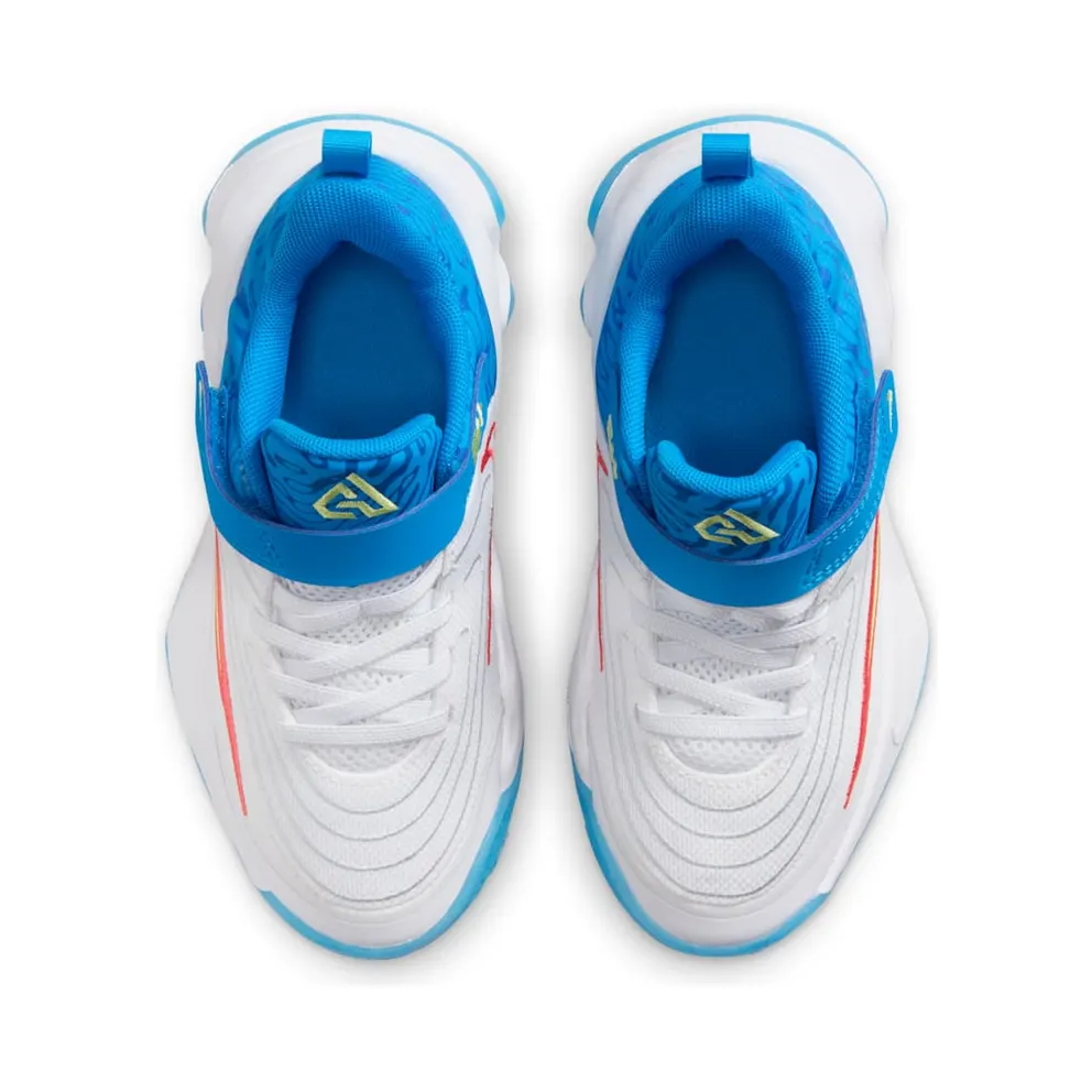 Nike Giannis Immortality 4 SE White Photo Blue Hyper Royal Light Lemon Twist (HF1182-100)