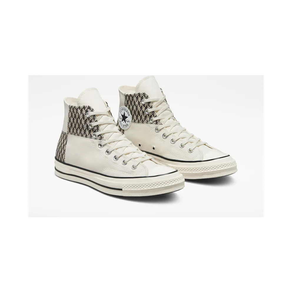 Converse Chuck 70 Patchwork Herringbone Egret/White/Black