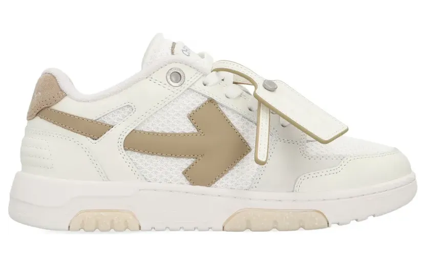 Off-White Sneakers met Arrow-detail – Wit (OWIA276F25LEA001016D)