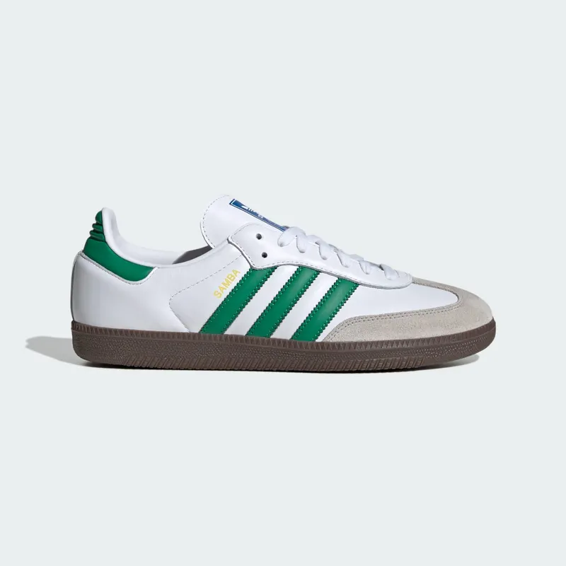 adidas Samba OG White / Green / Gum 5 (IG1024)