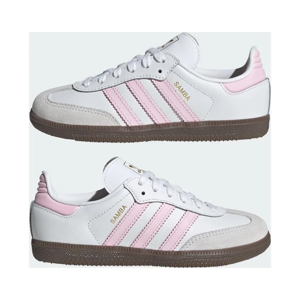 Adidas Samba OG Shoes Cloud White / Clear Pink / Gum (JQ2849)
