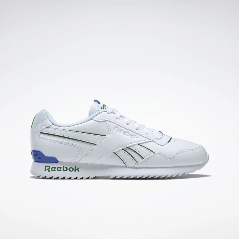 Reebok Royal Glide Ripple Clip Cloud White / Glen Green / Court Blue