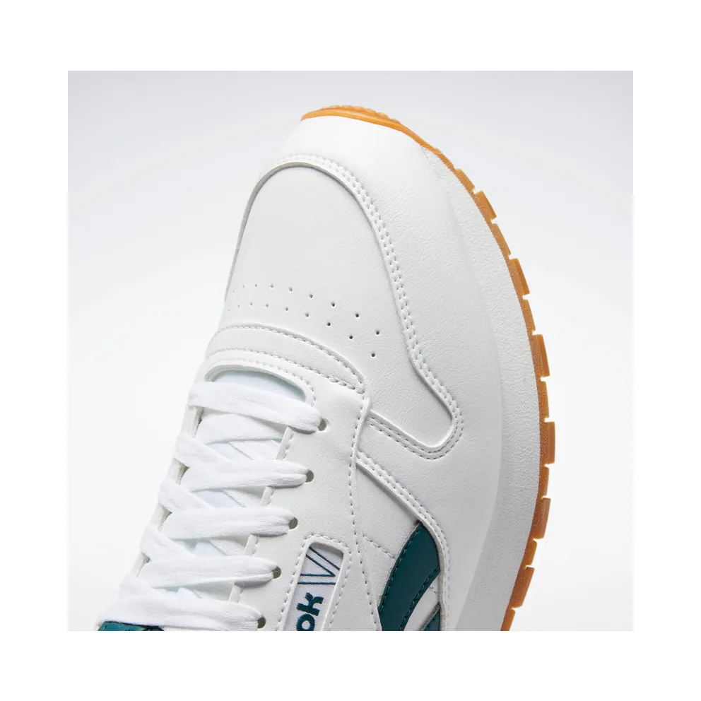 Reebok CL LTHR VEGAN Cloud White / Midnight Pine / Reebok Rubber Gum-08 (GW9961)