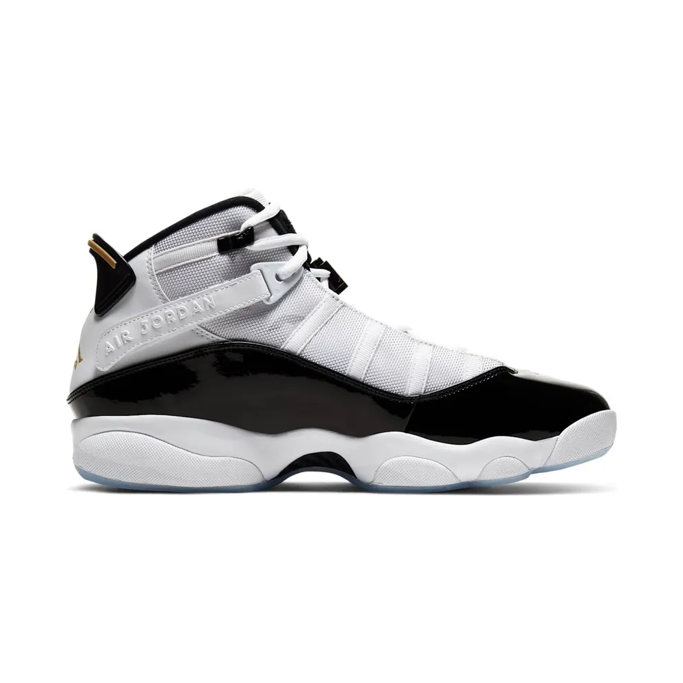 Jordan 6 Rings Defining Moments White/Black-Ice-Metallic Gold (CW6993-100)