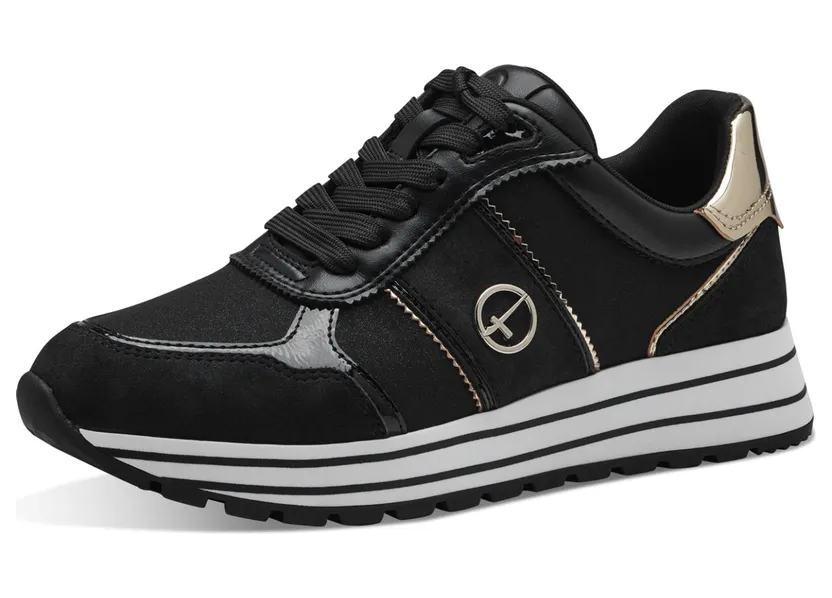 Tamaris sneaker Goud / Antraciet / Zwart (1-23727-42-048)
