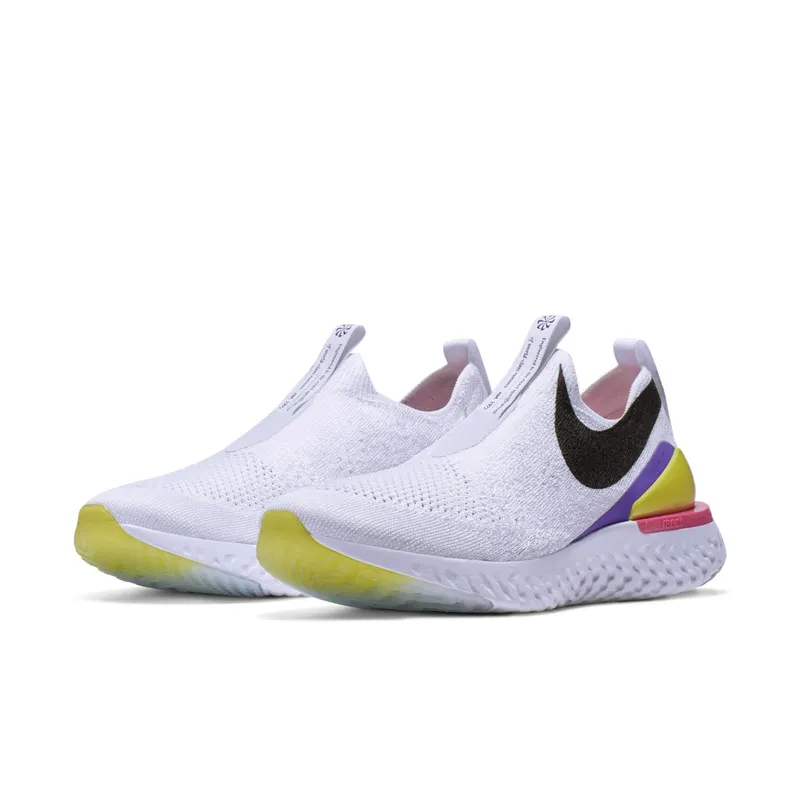 Nike  Epic Phantom React Laser Fuchsia (W) White/Laser Fuchsia/Psychic Purple (CI1290-100)
