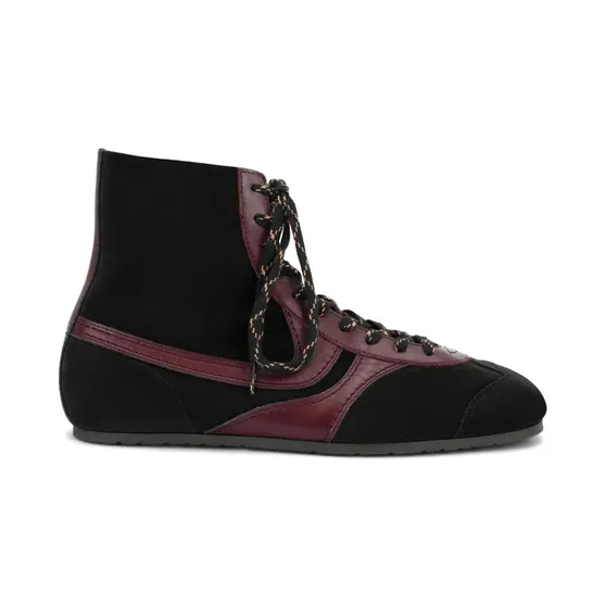 Dries Van Noten suede high top “Black” (2620217010126)