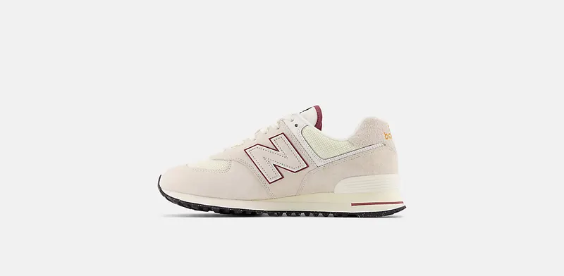 New Balance 574 Off White Burgundy (2023) (U574OP2)