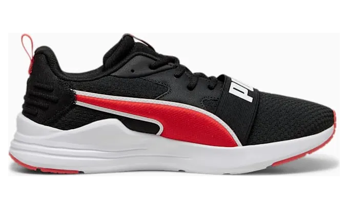 Puma Wired Run Black / For All Time Red / White (389275-14)