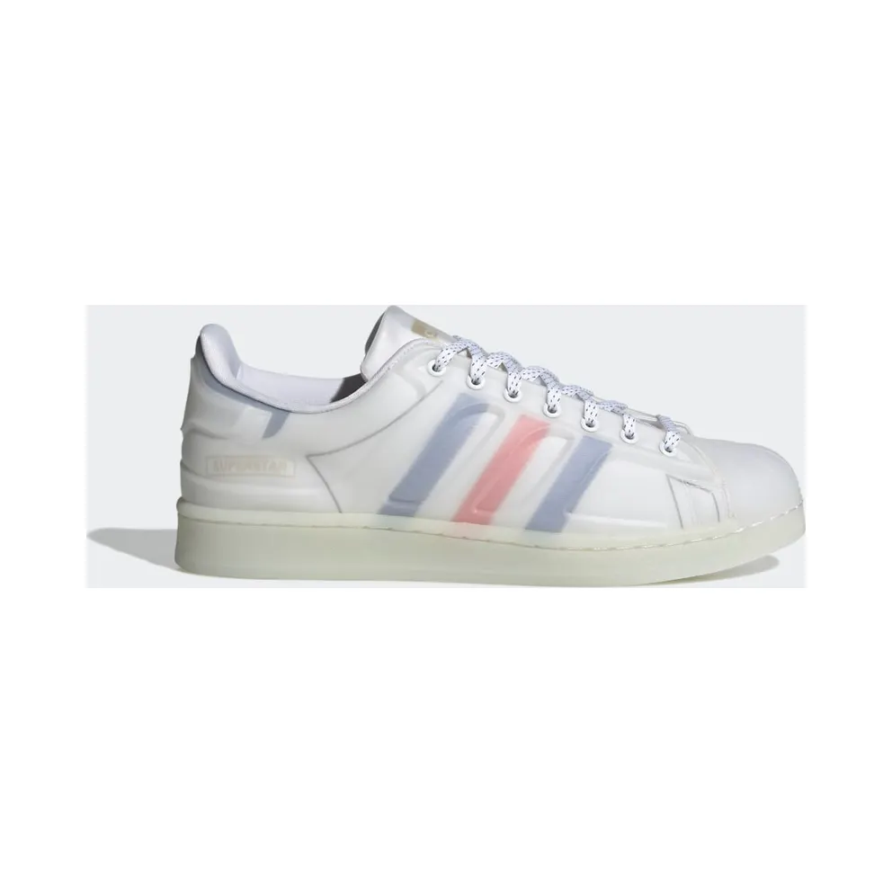 adidas Superstar Futureshell Schuh Cloud White / Red / Gold Metallic (H00197)