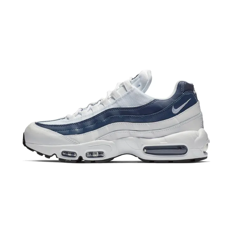 Nike Air Max 95 Essential “White / Midnight Navy / Monsoon Blue” (749766-114)