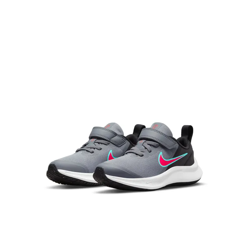 Nike Star Runner 3 Younger Kids’ Grey 50% Sustainable Materials (DA2777-008)