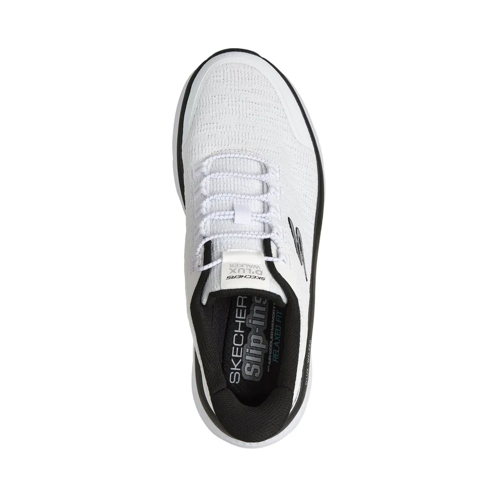 Skechers Slip-ins Relaxed Fit: D’Lux Walker 3.0 – Drevven Sneaker White/Black