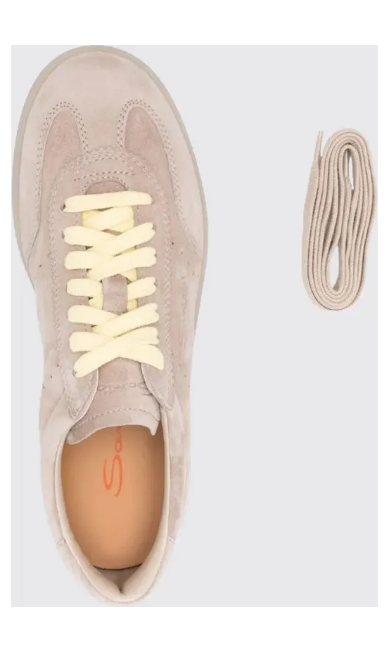 Santoni Suede Sneakers Nude (WBPL61340ISLTKSNE40) (3)