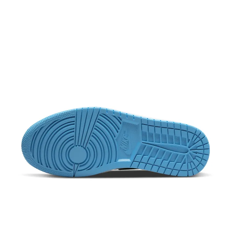 Air Jordan 1 Low Black and Dark Powder Blue (CZ0775-104)