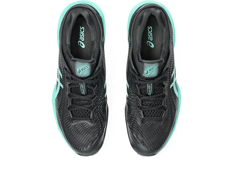 ASICS COURT FF 3 CLAY “Black / Aurora Green” (1041A371-002)