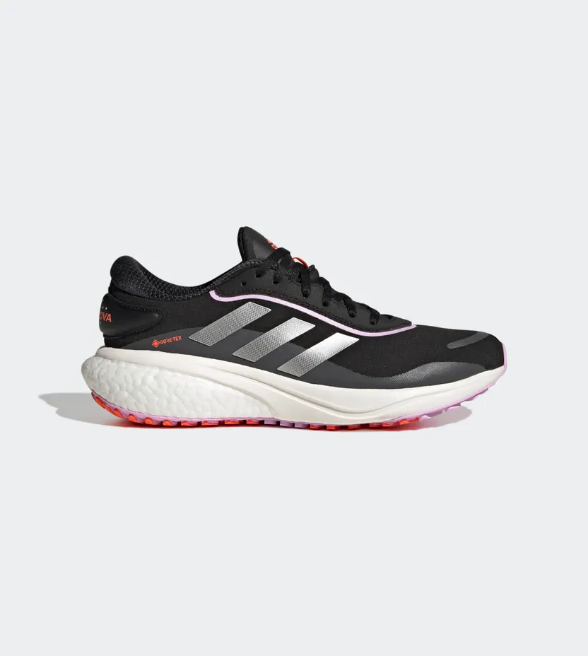 adidas Supernova GORE-TEX Core Black / Silver Metallic / Impact Orange (GY8319)
